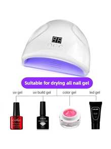 Lâmpada Secadora de Unhas UV LED CIRIC com Sensor Inteligente, Lâmpada de Unhas UV para Curar Todo Esmalte em Gel, Ferramenta Profissional de Manicure