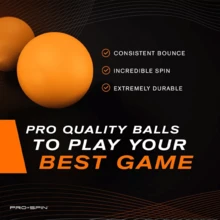 30-Pack Premium Table Tennis Balls, Durable & High Performance Orange - Orange - View 3