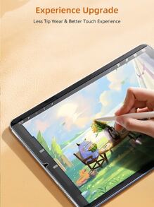 1pc Magnetic Attraction Matte Anti-Fingerprint Anti-Glare Sensitive Paper Writing Tablet Screen Protector Film, Compatible With Samsung Galaxy// MatePad/Honor//Redmi/IPad 13 10.9 Pro Air 2025 2024 11inch Office Painting Paper-Like Film Soft Film, Not Glass