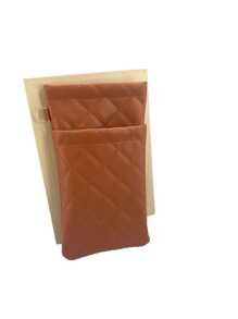 Waterproof Double Layer PU Leather Sunglasses Case - Snap Closure, Reinforced Stitching, Compact Eyewear Pouch (New Design)