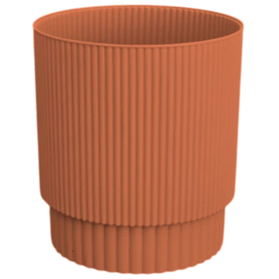 Maceta Circular Plástica 5 Litros Moderna Decoración Jardín