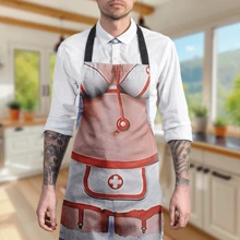 Apron - Waterproof And Oilproof Kitchen Apron For Home Cooking