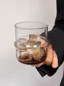 1PC 250ml 精美创意耐热草帽玻璃杯 适用于牛奶、咖啡、冷饮或家用水杯 - 彩色 - 查看 7