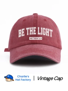 1 Mũ lưỡi trai bóng chày cổ điển unisex đã qua xử lý - In chữ "BE THE LIGHT" theo phong cách retro - Có nhiều màu sắc retro để lựa chọn - Chất liệu mềm mại, có thể điều chỉnh, kiểu mũ "dad hat" phù hợp để đội hàng ngày, làm quà tặng nhà thờ và quà tri ân, thích hợp cho mùa hè, bãi biển, kỳ nghỉ, du lịch. - HÃY LÀ ÁNH SÁNG - Xem 15