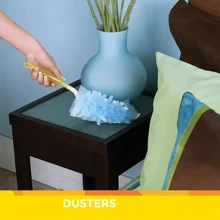 10pcs/Pack Disposable Dust Collector Refills With 1 Yellow Handle, Compatible With