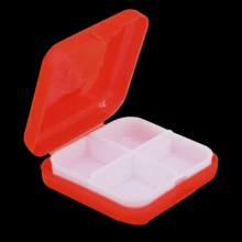 Mini organizador portátil de 3 ranuras para pastillas, contenedor de almacenamiento de tabletas, pastillero semanal, separador de medicamentos - Multicolor - Ver 8