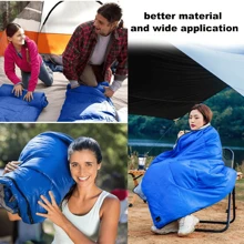 4 Season Single Sleeping Bags Camping Rectangular Envelope Zip Up Adulit For Backpacking/Hiking/Camping/Mountaineering With Compression Sack