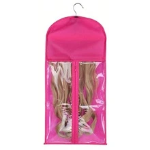 1 bolsa de armazenamento de peruca, cabide de cabelo com capa de poeira, grampo de cabelo de peruca com zíper, bolsa de armazenamento de peruca, grampo de pendurar peruca não tecido (excluindo perucas)