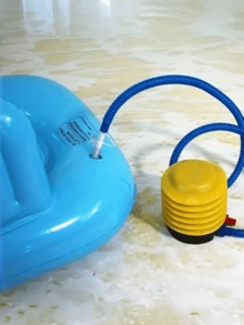 1PC/2pcs, Sports Pedal Inflator And Small And Convenient Hand-Push Inflator, Suitable For Swimming Ring Swimming Float, Outdoor Inflatable Bed, Balloon, Balloon Swimming Ring Foot Pump Inflator - Fast, Multi-Functional Inflatable Tool Party, Wedding, Lightweight And Compact Pedal Inflator, Very Suitable For Birthdays And Holiday Activities, Beach Essentials, Beach Accessories, Pool Float - Multicolor - View 5