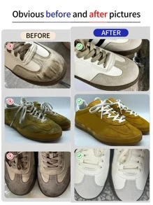 Suede Shoe Cleaning Kit (6.76 Oz.) Foam Cleaner - With Brush - Fabric Cleaner For Dexon Shoes, Suede Shoes, Frosted Sneakers