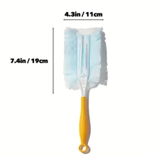 10pcs/Pack Disposable Dust Collector Refills With 1 Yellow Handle, Compatible With