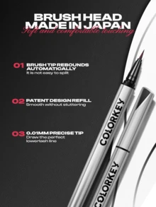 COLORKEY Liquid Eyeliner Pen, Easy To Apply, Smooth Flow, Suitable For Parties, Beaches, Travels, Vacations, Camping, Outdoor Activities, Cosplay, Festivals, Campus, Spring Festival, Valentine's Day And Other Occasions. An Ideal Gift For Friends, Girlfriends, Christmas, Christmas Gifts, And Makeup. - N01 Black - View 7