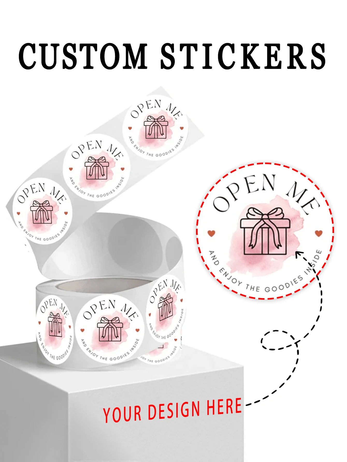[Autocollants personnalisés] 4-10cm 200/500/1000 pièces d'autocollants personnalisés, logo de mariage, anniversaire, baptême, conception d'autocollants à personnaliser, autocollants d'anniversaire personnalisés, sans repassage, réutilisables, adhésifs, raffinés, modernes, simples personnalisés, uniques, meilleur choix pour la maison, les amis, le père, la mère, la petite amie, le petit ami, l'anniversaire