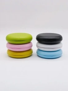 矫正器盒旅行套装、牙套保持器盒、磁性正畸保持器盒假牙盒（带镜子）、旅行假牙收纳盒、便携式正畸牙套盒、牙齿保持器收纳盒、兼容 Invisalign 的超薄可爱矫正器盒、夜间护齿盒、房间装饰、卧室装饰、礼品、收纳盒、整理器、收纳