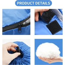 4 Season Single Sleeping Bags Camping Rectangular Envelope Zip Up Adulit For Backpacking/Hiking/Camping/Mountaineering With Compression Sack