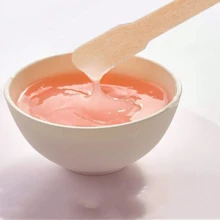 100 Peças Espátulas de Madeira Descartáveis para Cera de Sobrancelha, Lábios e Corpo, Acessórios Profissionais para Depilação, Uso Higiênico Único - Multicolorido - Visão 3