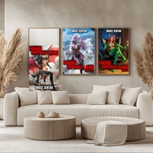 1pc/3PCS Wall Arts Posters Optional Frame Game Classic Popular Game Posters Suitable For Residential And Dormitory Walls, Living Room And Bar Decoration, Dining Room Or Bathroom, Room Decoration, High Quality, Indoor/Outdoor Canvas Art, Frameless/Framed ,Wall Art With Frame