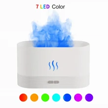 Kreativ realistischer Flammen-Aroma-Diffuser, Mehrfarbig-Flammen-Luftbefeuchter für Zuhause und Bürotisch, perfektes Geburtstagsgeschenk