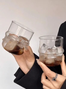 1PC 250ml 精美创意耐热草帽玻璃杯 适用于牛奶、咖啡、冷饮或家用水杯 - 彩色 - 查看 11