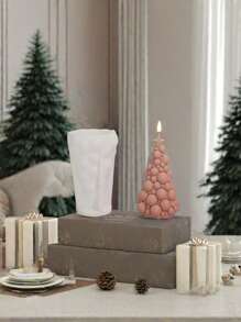 1pc Bubble Ball Tree DIY New Silicone Candle Mold, Holiday Gift, Fragrance Stone Gypsum Home Decor Craft Mold