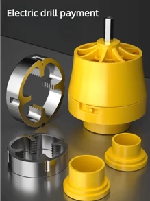 Juego de 6 piezas de rosca de PVC - Juego de machos y terrajas para tubería de plástico, kit de roscado de tubería, con 3 terrajas de 1/2", 3/4", 1", herramienta de roscar tuberías para corte y roscado profesional de tuberías