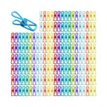 30/60/90 Pack Chip Bag Clips For Food - PVC Coated Sealer For Sealing Food - Paper Holder, Clothesline Clip For Laundry Hanging, Kitchen Bags, Multipurpose Clothes Pins - Many - View 1