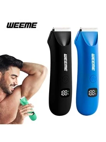 WEEME 便携式 USB 充电式电动脱毛器，男女通用 - 快速便捷，适用于比基尼线、眉毛等部位 - 万圣节礼物 - 彩色 - 查看 3