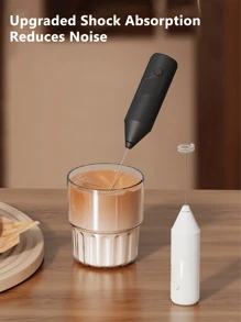 Premium Battery-Powered Automatic Milk Frother - Effortlessly Froth Milk, Beat Egg Liquid, And Prepare Soups, Ideal For Coffee Lovers, Home Chefs, And Baking Enthusiasts