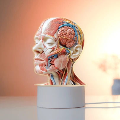 poplumos Luminária colorida Led UV - Fase Humana, Anatomia , Rosto