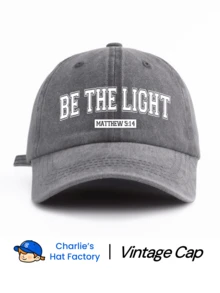 1 Mũ lưỡi trai bóng chày cổ điển unisex đã qua xử lý - In chữ "BE THE LIGHT" theo phong cách retro - Có nhiều màu sắc retro để lựa chọn - Chất liệu mềm mại, có thể điều chỉnh, kiểu mũ "dad hat" phù hợp để đội hàng ngày, làm quà tặng nhà thờ và quà tri ân, thích hợp cho mùa hè, bãi biển, kỳ nghỉ, du lịch. - HÃY LÀ ÁNH SÁNG - Xem 13