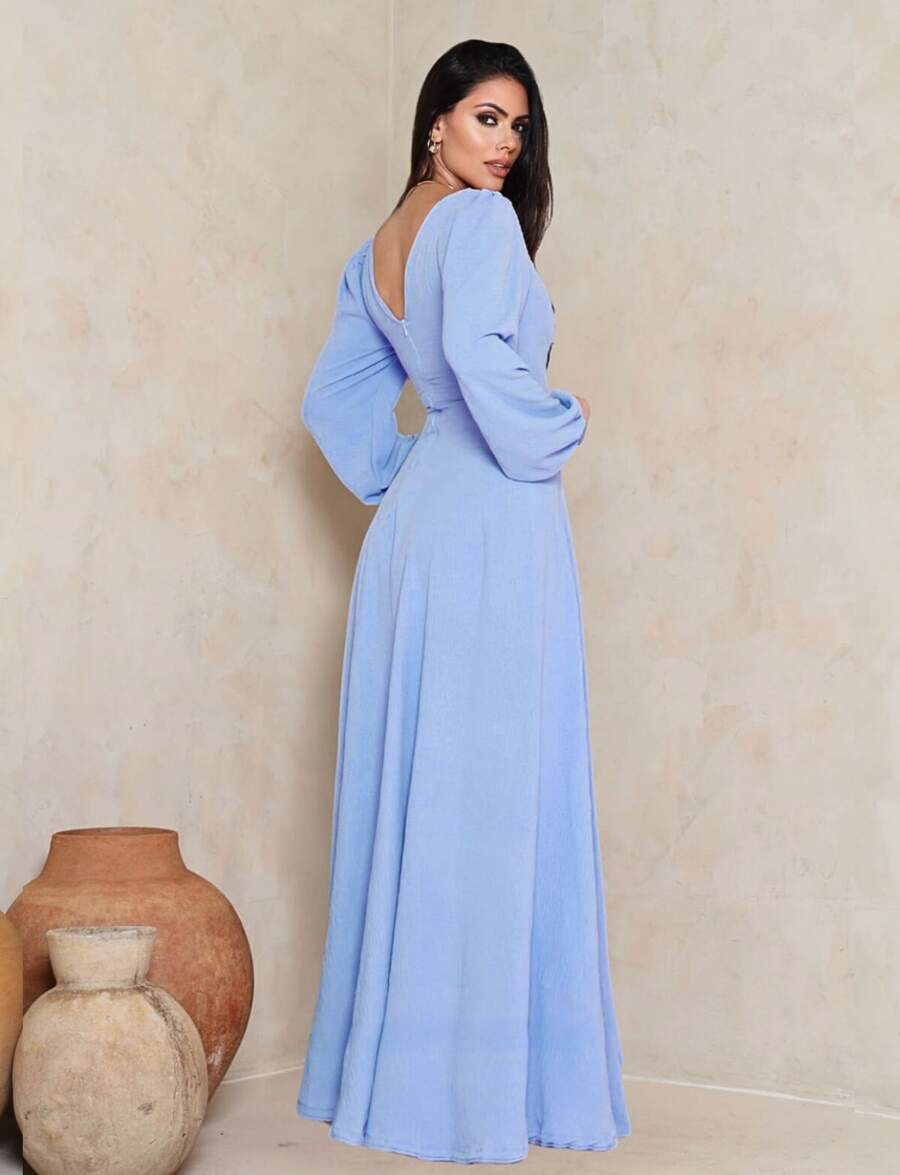Women Formal & Evening Dresses - 淺藍色 - 查看 1