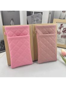 Waterproof Double Layer PU Leather Sunglasses Case - Snap Closure, Reinforced Stitching, Compact Eyewear Pouch (New Design)