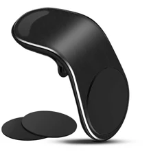 Universal L-Shaped Magnetic Phone Holder - Strong Grip, Adjustable Angle, Air Vent Mount, Compact Design - Perfect Car Mobile Bracket For Driving,Secure L-Shape Magnetic Car Phone Holder - Vent Mount Stand With Universal Grip - Enjoy Hands-Free Driving Convenience,Creative Magnetic L-Shape Air Vent Car Phone Holder, Aluminum Alloy Material, Multiple Colors, Fit For All Cars Air Vent And Smartphones