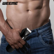 WEEME 便携式 USB 充电式电动脱毛器，男女通用 - 快速便捷，适用于比基尼线、眉毛等部位 - 万圣节礼物 - 彩色 - 查看 4