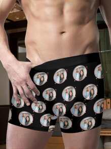Custom Underwear For Men – Personalized Boxers With Face Photo, Unique And Funny Gift For Boyfriend – Perfect For Birthday, Christmas, Valentine's Day, Anniversary, Or Holiday – Custom Men's Boxer Briefs, Novelty And Adorable Present
