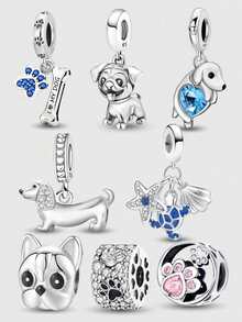 1 PC Star Turtle Puppy Beads Pendant Charm Pendant Ball Suitable For Bracelets DIY Women's Jewelry