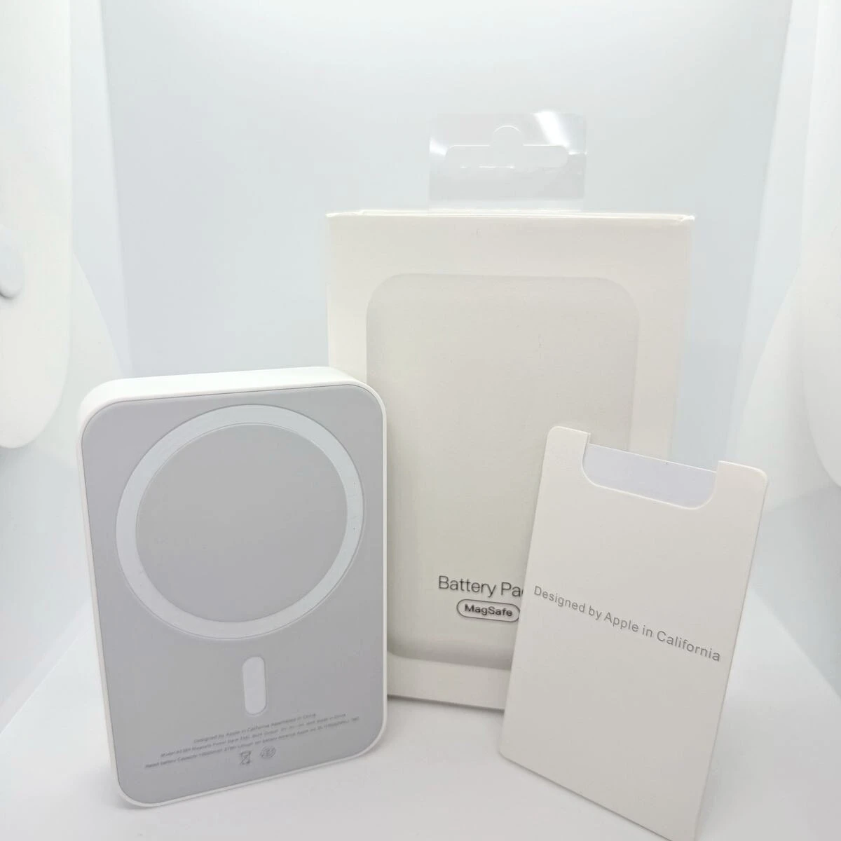 Power Bank Batería Inalámbrica Magnética 10,000 MH Compatible con iP Mag Safe 15W - Blanco - Ver 1