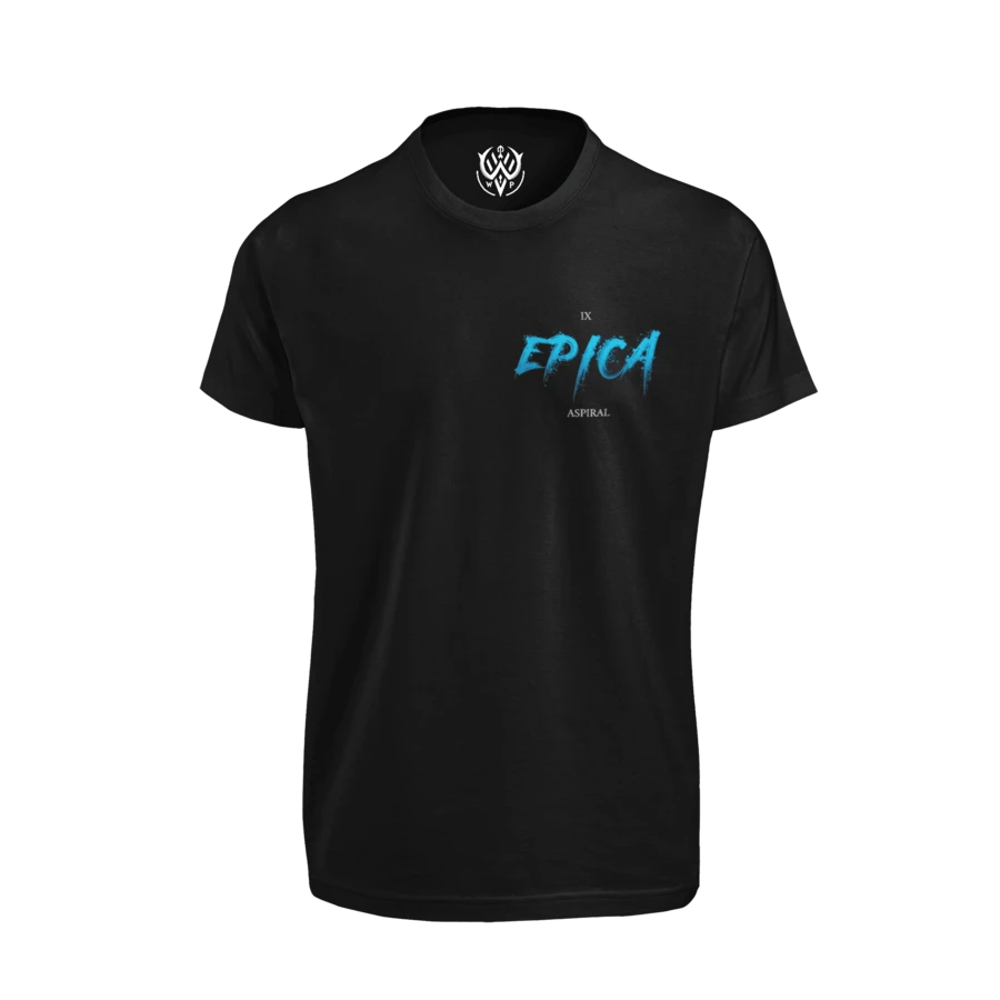 Playera Wear Print Negra, EPICA - ASPIRAL