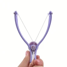 1 Pieza Máquina manual de depilación facial Máquina de depilación facial Clip de eliminación de vello Hilo de eliminación de vello Clip de eliminación de vello facial