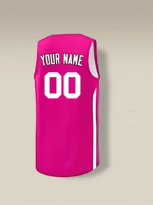 Camiseta de baloncesto personalizada con tu propio diseño - Camiseta deportiva con nombre de equipo, número y logo impreso, para hombres y jóvenes