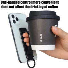 通用腕带手机支架便携式手指握持手机支架贴纸插座支架兼容 、Android 手机，生日、家庭、朋友礼物指环支架、手机握持器、手机配件