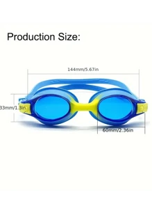 Swimming Goggles For Kids Youth Age 3-12 Years Old, Anti Fog & Clear Vision, No Leaking, Quick Adjustable Strap
