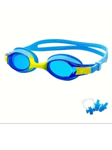 Swimming Goggles For Kids Youth Age 3-12 Years Old, Anti Fog & Clear Vision, No Leaking, Quick Adjustable Strap