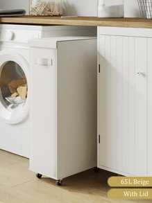 Foldable Laundry Basket With Lid, Dirty Clothes Hamper Set - 45L/60L/65L Capacity, Slim Design Collapsible Laundry Basket - Casual Style Polyester Fabric - Suitable For Various Room Types - 2 Sizes Available - Perfect Gift For Families, College Students And Apartment Residents
