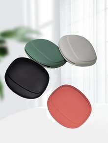 1/3pcs Silicone Earphone Case, Minimalist Portable Coin Purse, Digital Accessories Storage Box Cable Organizer, Cable Headset Storage Bag, School Supplies, School Accessories, Back-To-School, Travel Accessories, College Student Anti-Drop And Anti-Loss Storage Bag