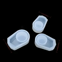 Formă asimetrică de 3 bucăți din silicon, 3 dimensiuni diferite, turnare pentru brățară de mână, rășină lichidă, fabricare de bijuterii din cristal, poate fi folosit fără electricitate, cu accesorii pentru bijuterii epoxidice