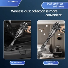 SOKANY Portable Cordless Vacuum Cleaner, Powerful Suction Handheld Vacuum Cleaner For Commercial Use, USB Rechargeable With Multiple Attachments, Suitable For Car, Home, Office And Crevice Tool