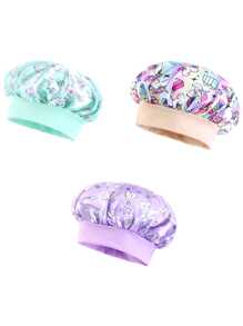 Bonnet de sommeil personnalisé pour bébé, bonnet de sommeil satiné avec imprimé de dessin animé mignon pour enfants, bonnet rond à large bord élastique protégeant les cheveux, doux et élastique, parfait pour les garçons, les filles, les anniversaires et l'usage quotidien, multifonctionnel, ornemental, lettrage, élégant, moderne, coloré, mignon, adorable, décontracté, doux, personnalisé, personnalisé, unique, personnalisé, cadeaux pour bébé, cadeaux idéaux pour lui, cadeaux idéaux pour elle, fils, fille