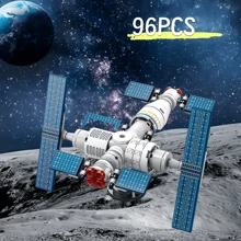 1 Set ABS Aerospace Shuttle Building Blocks Toy, Shuttle Building Blocks Toy Assembly Puzzle Blocks Spacecraft Rocket, Aerospace Rocket Launch Center Space Station Toy Creative Home Decor DIY Toy Creative Home Decor Ornament, Suitable For New Year, Back To School, Spring Festival, Birthday Gift, DIY Small Particle Plastic Building Blocks Assembly Military Science Popular Science Educational Model Miniature