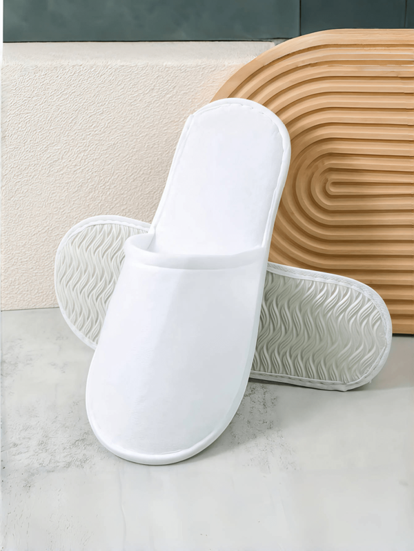 10 أزواج من الأحذية الداخلية المريحة القابلة لإعادة الاستخدام ذات الأصابع المغلقة والمبطنة بالفرو للصيف ، ضروريات السفر المثالية للتنقل والاسترخاء، مضادة للانزلاق ، ناعمة ، قابلة للتنفس ، صحية للرجال والنساء ، مناسبة للياقة البدنية والمدارس والتخييم والرحلات العطلات والمنتجعات الصحية والفنادق والمنزل